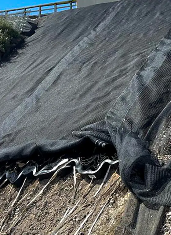 Geocell Reinforcement for Slope Stability at Kings Dyke