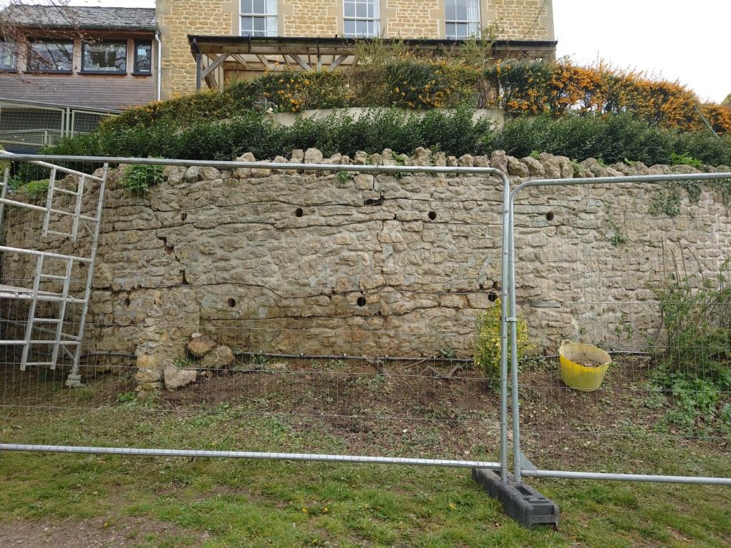 Failing Retaining Wall - Somerset - Anchor Systems